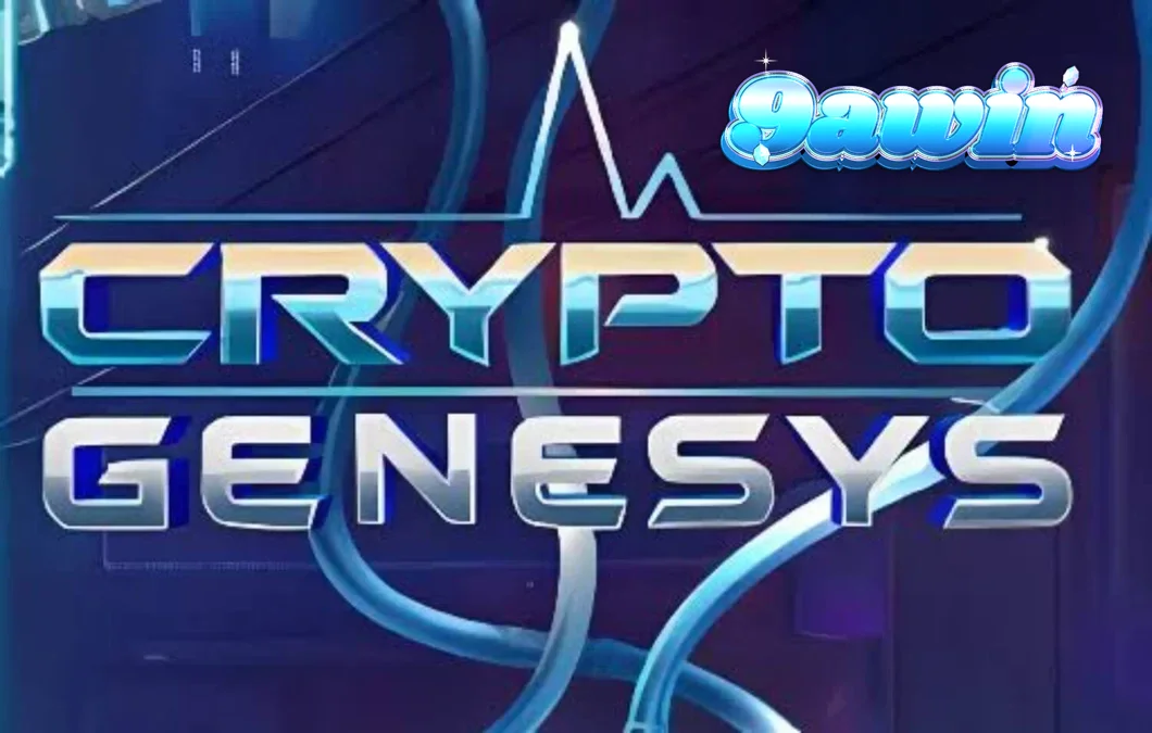 Isang futuristic na cyberpunk slot machine na may mga neon na simbolo at digital na disenyo.